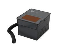 Cassa per macchine per incisione laser 700 x 700 x 460 mm, alloggiamento per incisione laser, scatola protettiva pieghevole con ventola e tubo, senza fumo, protezione degli occhi, adatto per la