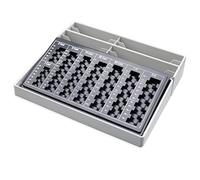 effektivo Euro contatore per monete e banconote, contatore monete, con scomparti rimovibili