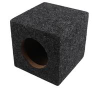 Cassa per Subwoofer Auto in Legno, Box Compatto | Supporto per Bassi, Struttura Sicura, Installazione in Garage, Adatto a Veicolo e Impianto Audio