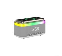 Cassa Portatile ABS con Suono Hi-Fi Cassa Portatile ABS con Suono | Ricarica wireless 15W rapida, compatibilità per smartphone, per niente cavi aggrovigliati, ricarica efficiente