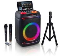CASSA PORTATILE Ricaricabile AMPLIFICATA BLUETOOTH RADIO FM USB SUB 21cm KIT