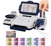 Cassa Registratrice Per Bambini | Apprendimento Matematico Completo con Scanner | Registratrice Di Gioco Con Funzione Di Conteggio,per Bambini Prescolari e Scuola Infanzia