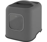Cassa Sabbia Gatto Rotho Biala Anthracite 51x39,5x44,3cm Plastica Riciclata