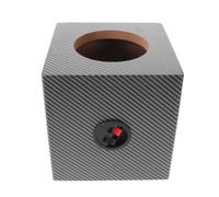 Cassa Subwoofer Auto in Legno Pvc, Nero, per Impianto Audio | Bassi Precisi e Potenti, Isolamento del Rumore, Musica Chiara e Stabile, per Viaggi e Guida Quotidiana