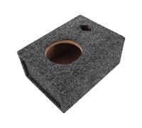 Cassa Subwoofer Singola per Auto, Feltro e Legno, Design Ultrasottile | Contenitore Audio per Veicoli, Porte Alte e Basse Frequenze, Uso Fai, per Car Audio