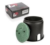 Cassa Valvola Rotonda Nera Con Coperchio Verde Rain-Bird 10" Rotonda
