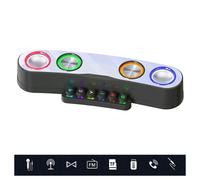 CASSA WIRELESS BLUETOOTH SPEAKER GAMING DESKTOP LAPTOP PC BARRA AUDIO Q-YX800