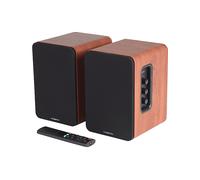 iggual - Altoparlanti attivi Bluetooth per computer 50 W - Altoparlante da scaffale 2.0. -Home Studio.- Connettività: Bluetooth 5.3, USB, 2 x RCA (stereo), HDMI ARC, Ottico Digitale Telecomando