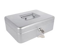Cassaforte 25X18X9 Cm Grigio Acciaio - 1 Unità