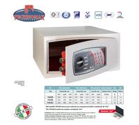 CASSAFORTE 745/EL 20X40X45 HxLxP COMBINAZIONE ELETTRONICA TECHNOMAX MOBY LIGH...