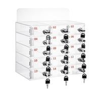 Cassaforte a chiave acrilica trasparente dell'organizzatore dello scrittorio del Governo di stoccaggio del telefono