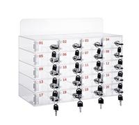 Cassaforte a chiave acrilica trasparente dell'organizzatore dello scrittorio del Governo di stoccaggio del telefono