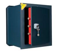 Cassaforte a chiave incasso muro GOLD KEY Grigio scuro (42x36x48 cm) GK 7L