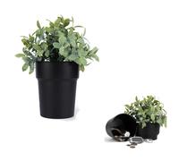 Cassaforte a forma di vaso con piante, chiave per nascondere denaro e oggetti, cassaforte segreta per esterni, giardino, ufficio