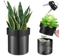 Cassaforte a forma di vaso Hide A Key Outdoor Flower Pot Safe Design 2 strati Nasconde gli oggetti di valore all'interno per soldi piccolo nascondiglio regalo creativo