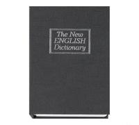 Cassaforte a libro con serratura a combinazione che funge da caveau impercettibile per piccoli oggetti di valore in case o uffici (nero)