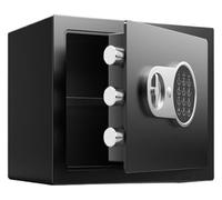 Cassaforte a mobile, Casseforti a armadio piccole Mini cassaforte elettronica for la casa(Nero)