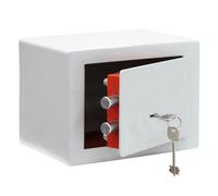 Cassaforte a Mobile con Chiave 17x23x17 cm per Hotel Casa Jepsen Bianca