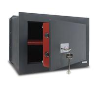 Cassaforte a muro acciaio 8mm incasso murare chiave doppia mappa 21x31x19,5 cm
