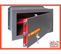 Cassaforte a Muro con Chiave da Incasso Blindata in Acciaio Verniciato 49x19xH32