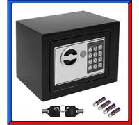 Cassaforte a Muro Elettronica con Combinazione da Incasso Armadio Mobile Chiavi