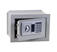 CASSAFORTE A MURO NUMERICA DIGITALE ELETTRONICA 31X20X20CM SICUREZ. GRIGIO SCURO