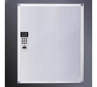 Cassaforte a parete con codice digitale, armadietto sicuro per chiavi, 2 loc elettronici con sensore, ideale per casa, ufficio, ga, affitto aziendale (72 chiavi)