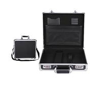 Cassaforte, Cassetta delle password Borsa degli attrezzi Documento portatile Strumenti hardware Scatole di file Set completo Valigetta Valigia Organizzatore Sicurezza(Small Black)