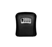 Cassaforte, Cassetta di sicurezza a chiave, cassetta for chiavi in lega alluminio fissata al muro Scatole chiusura a combinazione for a a 4 cifre resistenti alle intemperie(Metal-02)