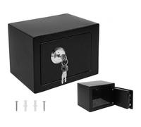 Cassaforte Cassetta di Sicurezza in Acciaio con Chiavi da Esterno per Casa Hotel