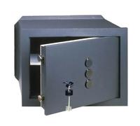 Cassaforte Cisa 82210-31 a muro con chiave e combinatore 3 pomoli 36Lx20Px24H