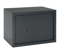 Cassaforte con blocco Grigio scuro 35 x 25 x 25 cm Acciaio