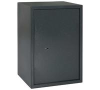Cassaforte con blocco Grigio scuro 35 x 31 x 50 cm Acciaio