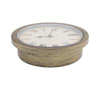 Cassaforte da parete con scomparto di sicurezza nascosto per gioielli, denaro e contanti, scatola decorativa da 25,4 cm, con ampi ripiani interni, funzionamento a batteria, facile (oro)