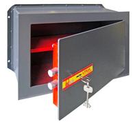 Utilia security cassaforte da muro chiusura con chiave mm. 260x150x180 h - Utili