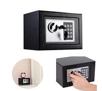 Cassaforte di Sicurezza Elettronica Digitale da 8,5 l, chiavistelli in aiaio, Due Chiavi di Emergenza, cassaforte a Mobile per Hotel, per Proteggere Denaro, Documenti, Gioielli, passaporti, 31 x 20