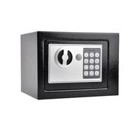 Cassaforte Digitale Di Sicurezza For Soldi Pistola Serratura Elettronica Casseforti Ignifughe For La Casa Piccola Contanti Deposito Bloccabile(Black no coinmouth)