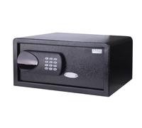 Cassaforte digitale DONAU TECH 23,8L / 42 x 37 x 20 cm/Cassaforte elettronica manuale-digitale/Nera/ideale per laptop fino a 17 pollici