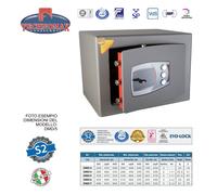 CASSAFORTE DMD/6 43X49X35 HxLxP CON CHIAVE DOPPIA MAPPA + COMBINATORE TECHNOM...