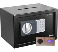 Genie Hand | Cassaforte Elettronica di Deposito a Tempo a Muro e da Armadio Cassetta di Sicurezza Media con Chiave a Combinazione Serratura B-Class e Sistema Anti Bounce Casseforti per Soldi