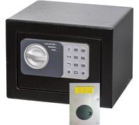 Genie Hand | Cassaforte Elettronica a Tempo a Muro e da Armadio Piccola Cassetta di Sicurezza con Codice a Combinazione e Chiave a Serratura B-Class e Sistema Anti Bounce per Soldi