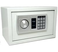 Cassaforte elettronica a muro blindata toro hotel 31x20x20h cm in acciaio 5 mm