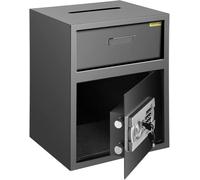 Cassaforte elettronica digitale con codice di blocco e chiave per riporre denaro in casa o in ufficio