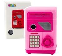 Cassaforte elettronica per bambini - salvadanaio rosa con codice numerico
