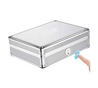 Cassaforte for impronte digitali biometrica Cassaforte for gioielli Privacy Sicurezza Scatola di stoccaggio con codice Morse Blocco intelligente segreto nascosto