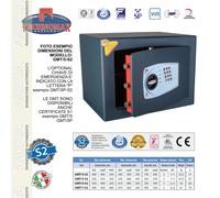 CASSAFORTE GMT/4P-S2 H28XL40XP35 HxLxP CON COMBINAZIONE ELETTRONICA DIGITALE ...