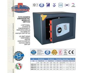 CASSAFORTE GMT/4P-S2 H28XL40XP35 HxLxP CON COMBINAZIONE ELETTRONICA DIGITALE ...
