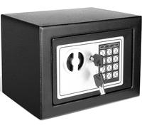 ® Cassaforte Ignifuga, Piccola Cassaforte Elettronica Impermeabile, 2 Chiavi Urg