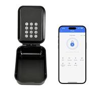 Cassaforte intelligente - Cassetta Bluetooth con app TTLock e codice PIN a 12 cifre, cassaforte resistente alle intemperie per casa, garage, appartamento e alloggio vacanze
