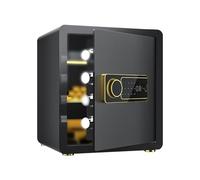 Cassaforte Interamente In Acciaio, Compatta E Intelligente. Antifurto Interamente In Acciaio. Password Con Impronta Digitale. Allarme. Sblocco Con Un Clic. Comoda Cassetta Di Sicurezza Per Ufficio.